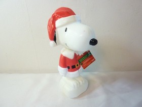 Small 8.5" Santa Snoopy- Table Top Blow Mold - Battery Operated NEW