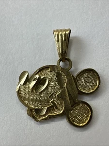 10K Yellow Gold Mickey Mouse Disney Pendant 417 .91 Grams - Picture 1 of 5