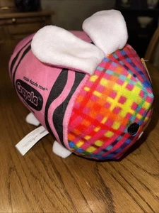 Crayola Buntstift Razzle Dazzle Rose Bunny Plüschtier Stofftier mit Etikett 12 Zoll 2024 - Bild 1 von 4