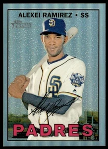 2016 Topps Heritage Chrome Refractors #THC606 Alexei Ramirez /567 - Picture 1 of 2