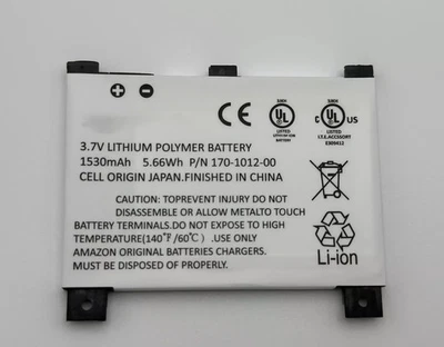 New Battery For Amazon Kindle 2 D00511 D00701 DX DXG D00801 S11S01A S11S01B - Image 1 of 2