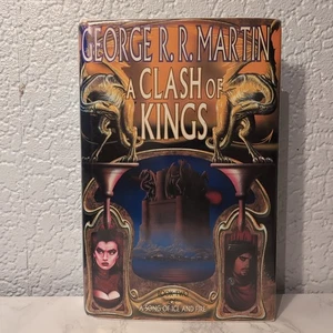 A Clash Of Kings - George RR Martin - UK First Edition 1st Print Voyager HC 1998 - Picture 1 of 22