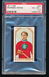 1911 C55 GEORGES VEZINA Rookie #38 PSA 4.5 - No Creases - Picture 1 of 2