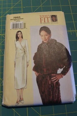 Vestido y capa Misses con patrón Vogue #7665 talla 12-16 (D,E,F) de Sandra Betzina Foto 1 de 4