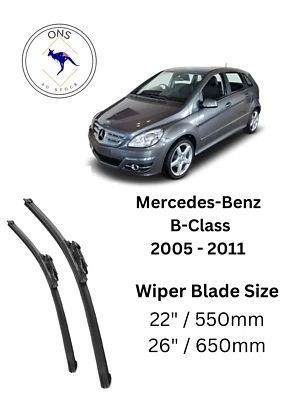 WIPER BLADES FOR Mercedes-Benz B-Class 2005 - 2011 (W245) - image 1 of 4