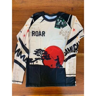 Protector contra erupciones ROAR MMA Lucha Entrenamiento Gimnasio Fitness Manga Completa Entrenamiento BJJ Foto 1 de 4