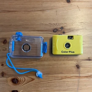 Macchina fotografica pellicola obiettivo 28 mm fotocamera analogica fotocamera esterna fotocamera subacquea vintage - Foto 1 di 8