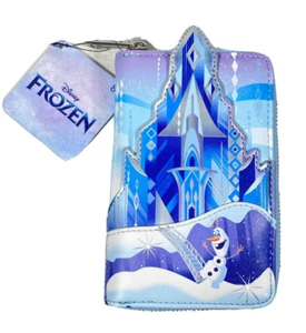 Loungefly Disney Frozen Schloss Geldbörse mit umlaufendem Reißverschluss und Klappe - Bild 1 von 12