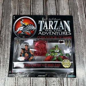 John Carter of Mars vs O Mad Zad - NIB (1995) Trendmasters Action Figures - Picture 1 of 5