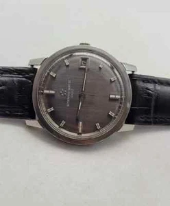 RARE VINTAGE ETERNA-MATIC 1000 GREY DIAL DATE AUTOMATIK HERREN UHR / S086 - Bild 1 von 8