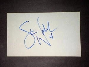 Steve Walsh, SIGNED 3x5 Index Card - 1989 Dallas Cowboys (Miami) - Picture 1 of 1