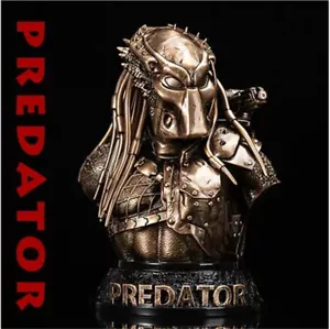 Predator Bronze Version Bust Statue 1/4 Scale Painted Model Decor New In Stock - Picture 1 of 6