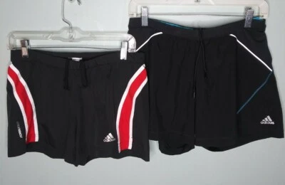 2 Pair Of Adidas Running Shorts Formotion Supernova Clima365 Lined Womens Small - Imagem 1 de 4