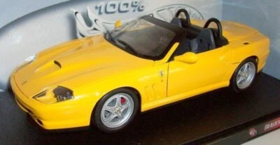 Hot Wheels 1/18 Scale - 29756 Ferrari 550 Barchetta Pininfarina - Yellow - Image 1 of 3