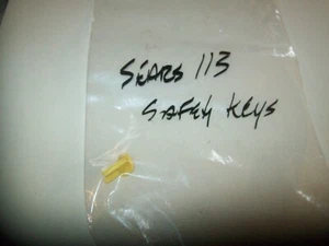 Plastic Removable Safety Switch Key 12" Sears Craftsman Wood Lathe 113 Series - Picture 1 of 3