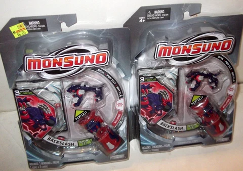 figure BACKSLASH ✰ Monsuno FACTORY SEALED BRAND NEW Rare issue Cover