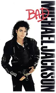 CANADA ELECTRONIC SYNTH-POP NM 1987 DOLBY Cr02 CASSETTE MICHAEL JACKSON : BAD - Picture 1 of 3