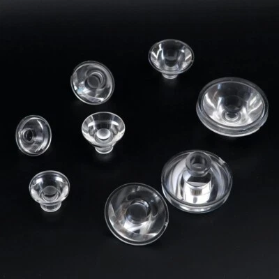 LED Objektiv 5/8/15/25/30/45/60/90/120 Grad 20mm für 1W 3W 5W High Power LED 10 Stück - Bild 1 von 4