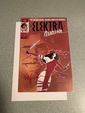 Elektra Assassin #6 1987 Marvel Frank Miller SIGNED By Bill Sienkiewicz VF / NM