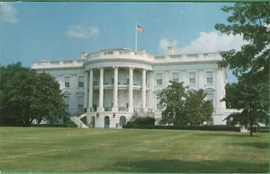 Vintage Washington DC Postcard The White House Front View  - Picture 1 of 4