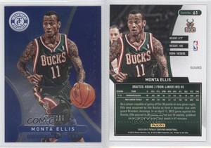 2012-13 Totally Certified Totally Blue /299 Monta Ellis #61