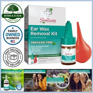 Ear Wax Removal Bulb Syringe Natural Alcohol Free Ear Cleaning Tool - Picture 1 of 12