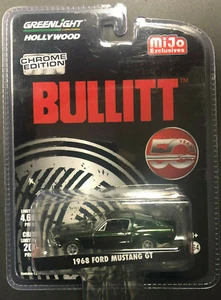 GREENLIGHT Hollywood CHROME - BULLITT - Ford Mustang Fastback 1:64 - Picture 1 of 2