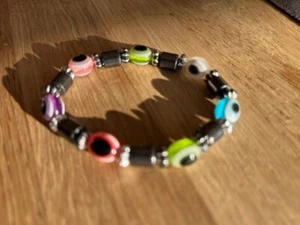 Perlen Armband "Türkisches Auge ", bunt - Bild 1 von 2
