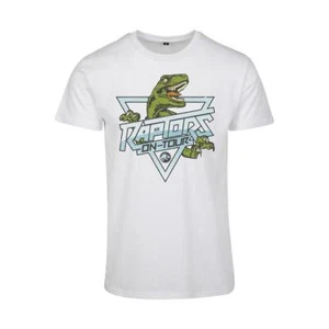 Merchcode Jurassic Park Raptors Tee Top Shirt Movies Dinosaur Men - Picture 1 of 4