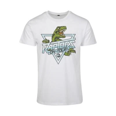 Merchcode Jurassic Park Raptors Tee Top Shirt Movies Dinosaur Men - Image 1 of 2