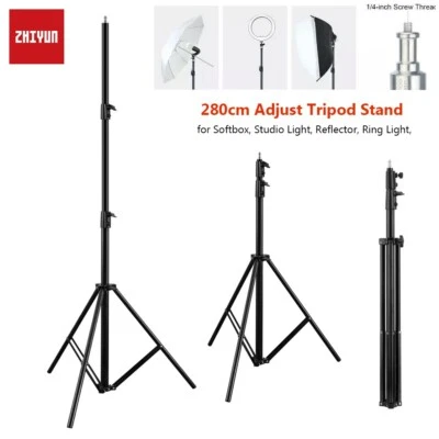 Suporte tripé de luz zhiyun 9,2 pés/2,8 m para estúdio de fotografia iluminação fotografia - Imagem 1 de 4