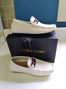 Las mejores ofertas en Niño Mocasín Zapatos Blancos para Niños |