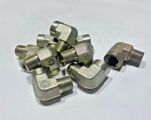 (9) WEATHERHEAD C3409x8 1/2" Male MNPT x 1/2" Female FNPT 90 Deg Street Elbow - Picture 1 of 6
