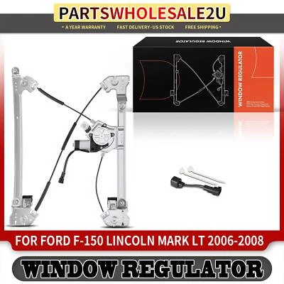 Regulador de janela dianteira esquerda com motor para Ford F-150 2004 2005 2006 2007 2008 - Imagem 1 de 4