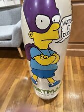 1990 Bart Simpson Inflatable Bop Bag Punching The Simpsons Bartman Homer 36”