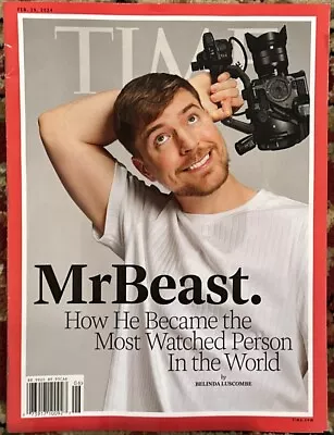 Time Magazine February 26 Th  2024  Mr Beast - Image 1 of 4