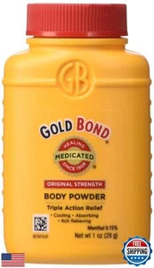 Gold Bond Medicated Body Powder Original Strength, 1 Ounce - Picture 1 of 4