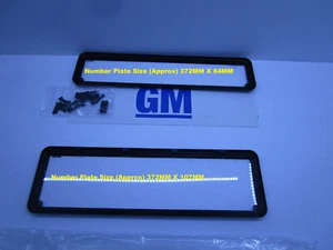 GENUINE PAIR X2 Licence Number Plate FOR HOLDEN WH WK WL WM WN STATESMAN CAPRICE - Picture 1 of 6