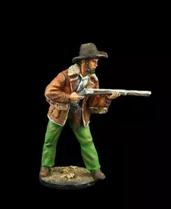 Soldado de hojalata coleccionable vaquero americano con rifle Old West - Imagen 1 de 6