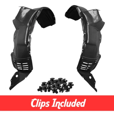 Left & Right Side Fender Liner Set w/ Clips For 2004-2007 Toyota Highlander Foto 1 de 4