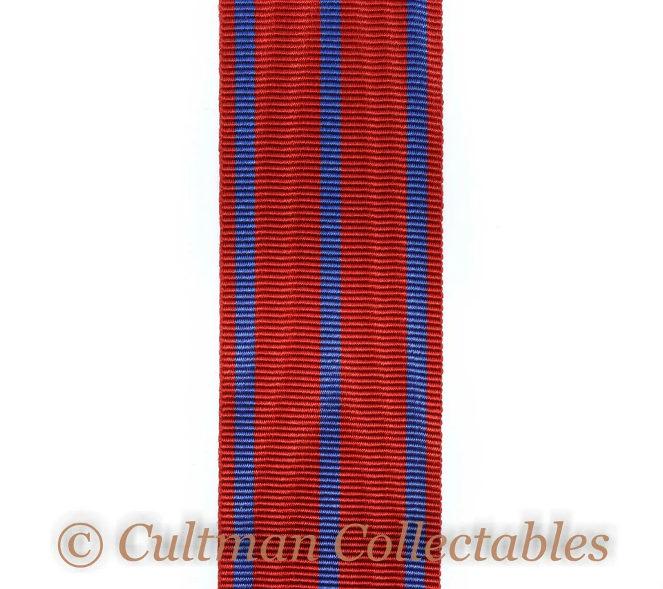 310. George V 1911 Coronation Medal Ribbon (Police) – Full Size  - Image 1 of 1