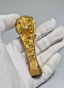 Antik Jugendstil Französisch C.Charles Gold Bronze Ormolu Wachs Siegel Stempel Rosen - Bild 1 von 7