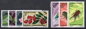 1970 - Congo (Rep.) - Flora e fauna. Dipinti diversi, 7 val. MNH** - Bild 1 von 1