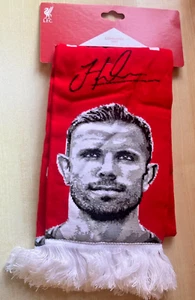 Nuova sciarpa ufficiale Liverpool FC LFC nuova con etichette - Jordan Henderson - lunga 143 cm - Foto 1 di 7