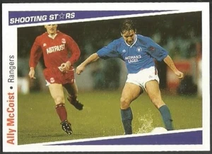 SHOOTING STARS-1991-92- #331-RANGERS & SCOTLAND-ALLY McCOIST - Picture 1 of 2