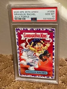 2020 Garbage Pail Kids GPK Wranglin Rachel Jelly Purple PSA 10 SP Card LOW POP - Picture 1 of 1