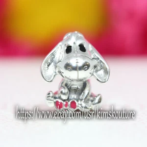 Authentic Sterling Silver Winnie the Pooh Eeyore 792209C01 Bead Charm - Picture 1 of 6