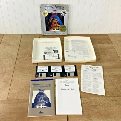 The Chessmaster 4000 Turbo (1993 Software Toolworks) Complete! Windows PC  - Image 1 of 4