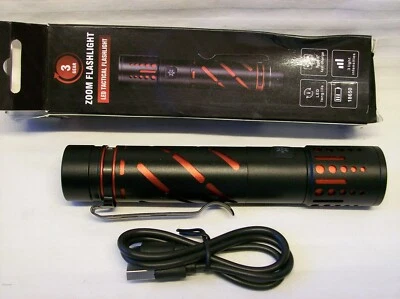 Moesdal S-197 LED Flashlight, w/18650 High Capacity Battery, NIB - Image 1 of 3