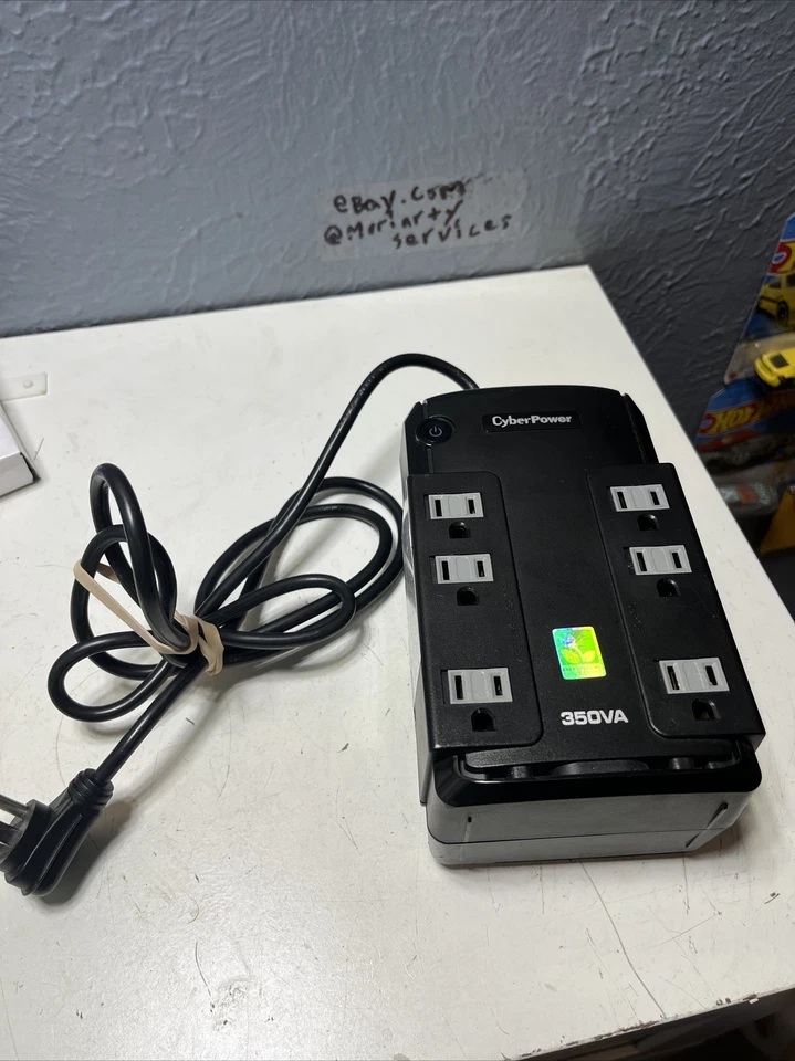 CyberPower CP350SLG 350VA 255W UPS System with 6 Outlets (NEEDS BATTERY) - Image 1 of 4